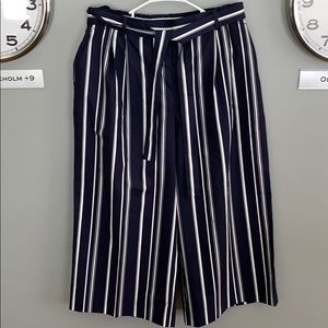 J Crew wide-leg striped pants, 16, NWT